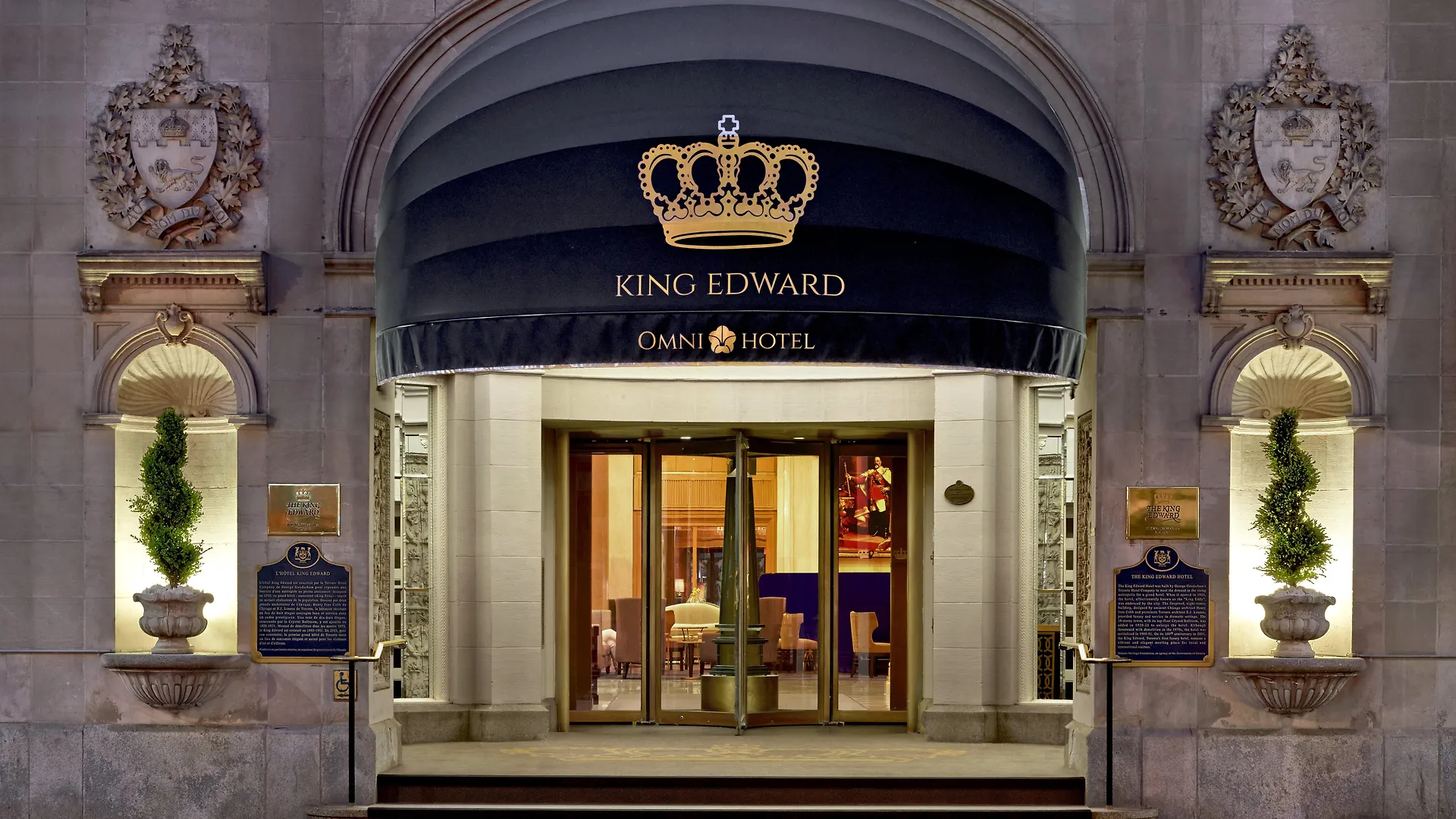 The Omni King Edward Hotel location